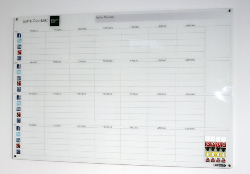 Veckoschema och styrelser för företag