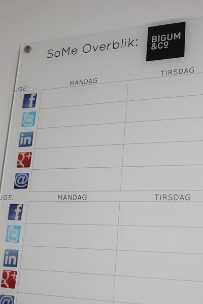 Veckoschema och styrelser för företag