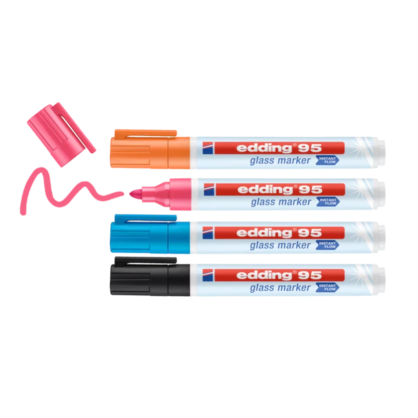 Klara UV-markörer - 4 st