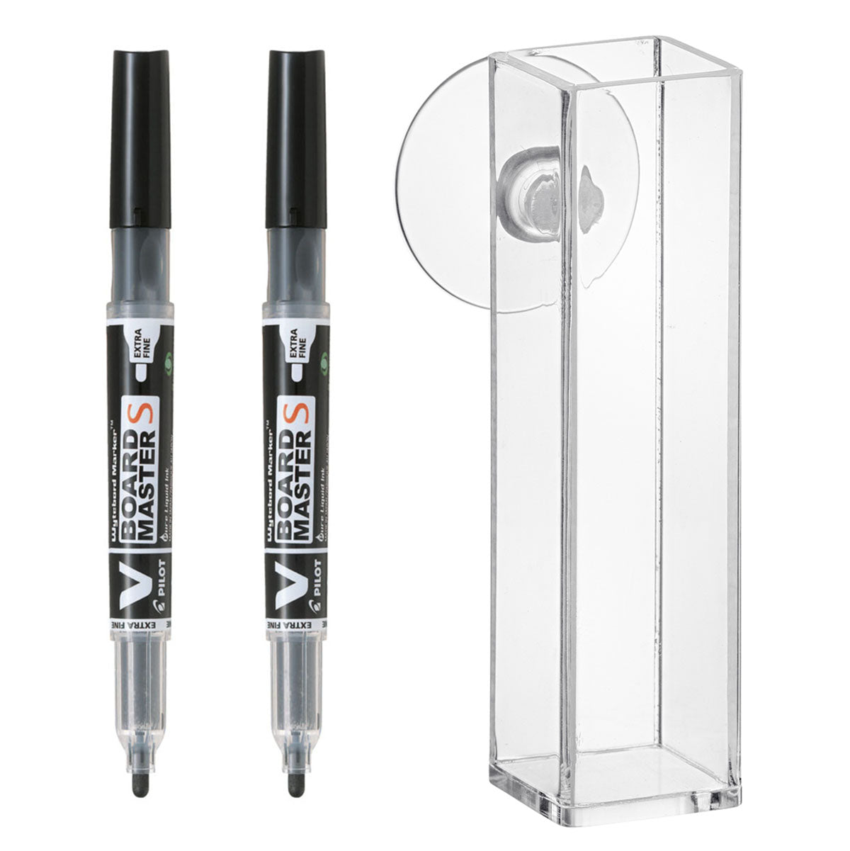 Markeringshållare och 2 st. svart markering fint